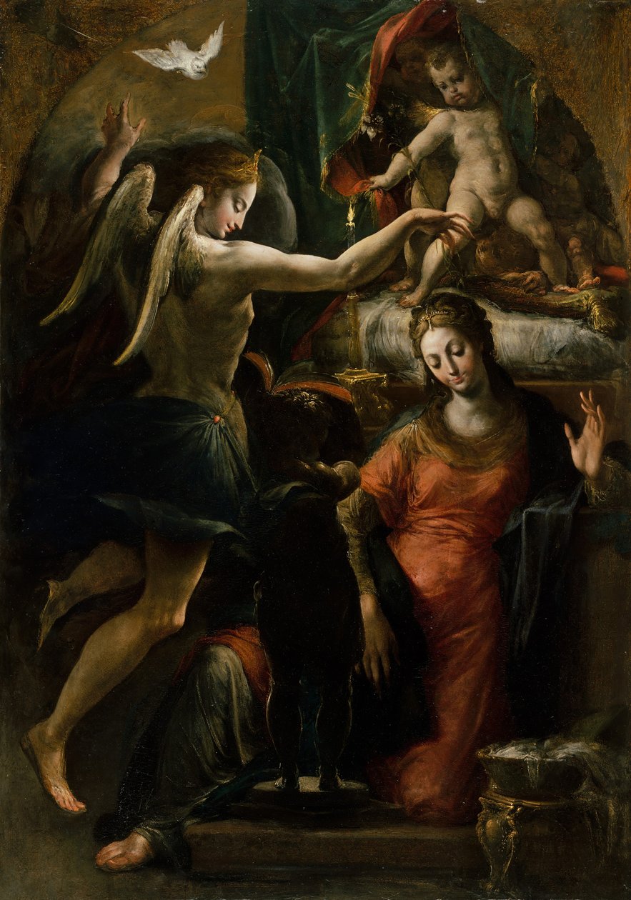 Bebudelsen. af Girolamo Mazzola Bedoli