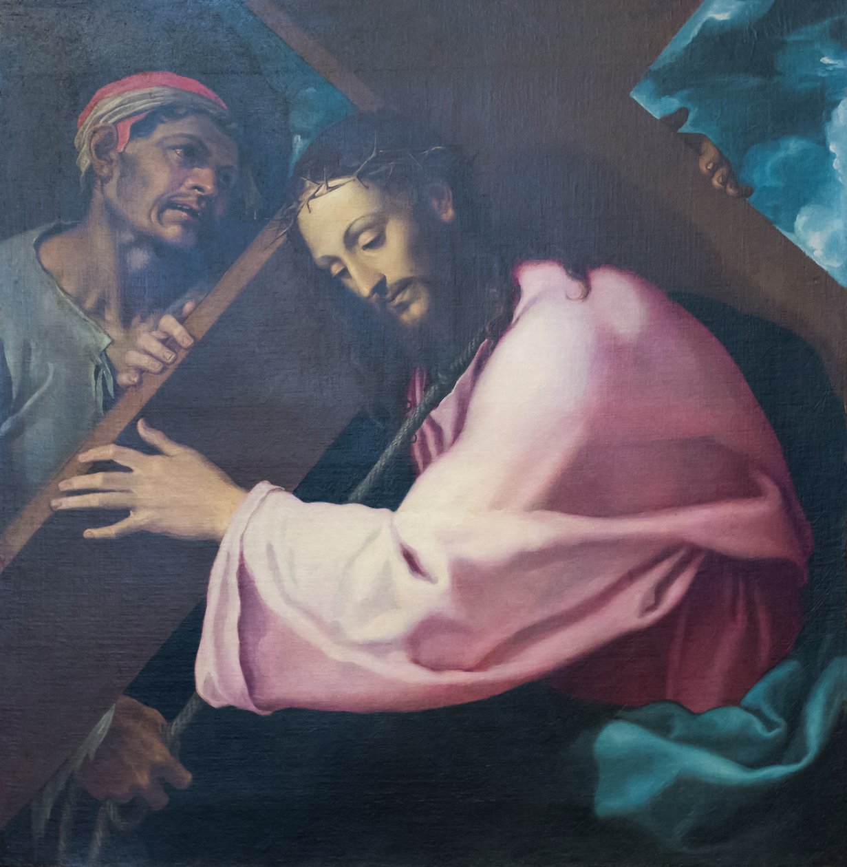 Kristus bærer korset af Girolamo Muziano