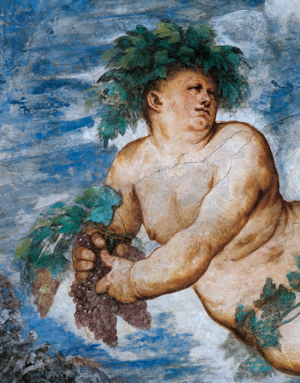 Allegory of Autumn, Detalje af fresker af Girolamo Romanino (ca 1484-efter 1559), bestilt af Bernardo Clesio af Girolamo Romanino