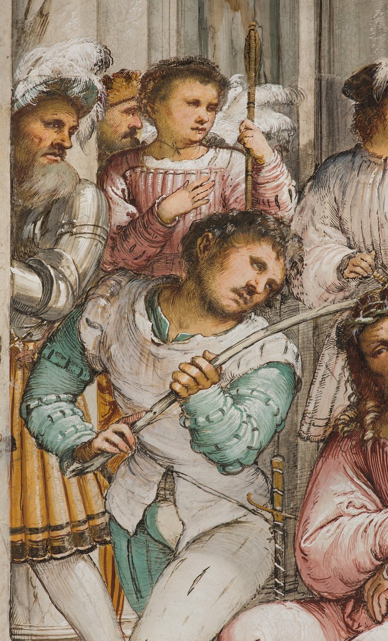 Centralskib, fjerde sydspan, kroning af torne, Girolamo Romanino af Girolamo Romanino