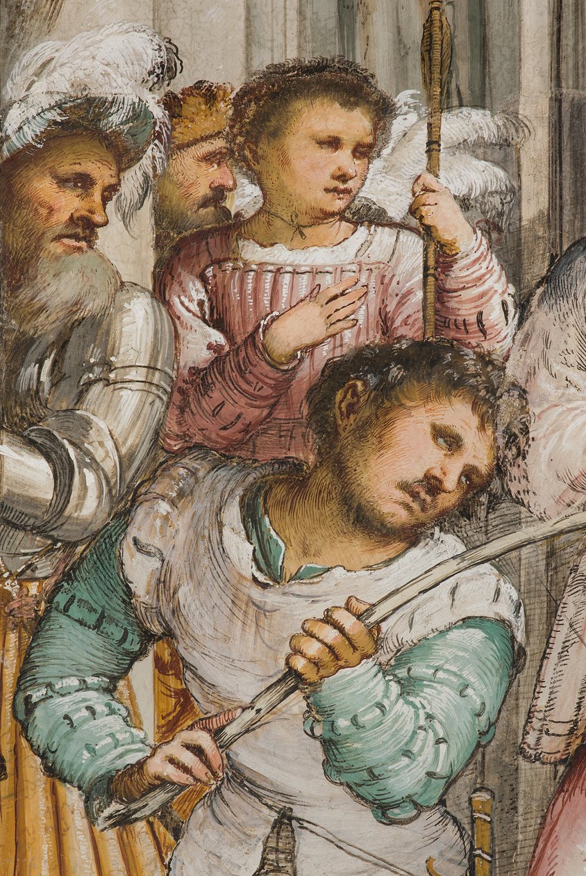 Centralskib, fjerde sydspan, kroning af torne, Girolamo Romanino af Girolamo Romanino