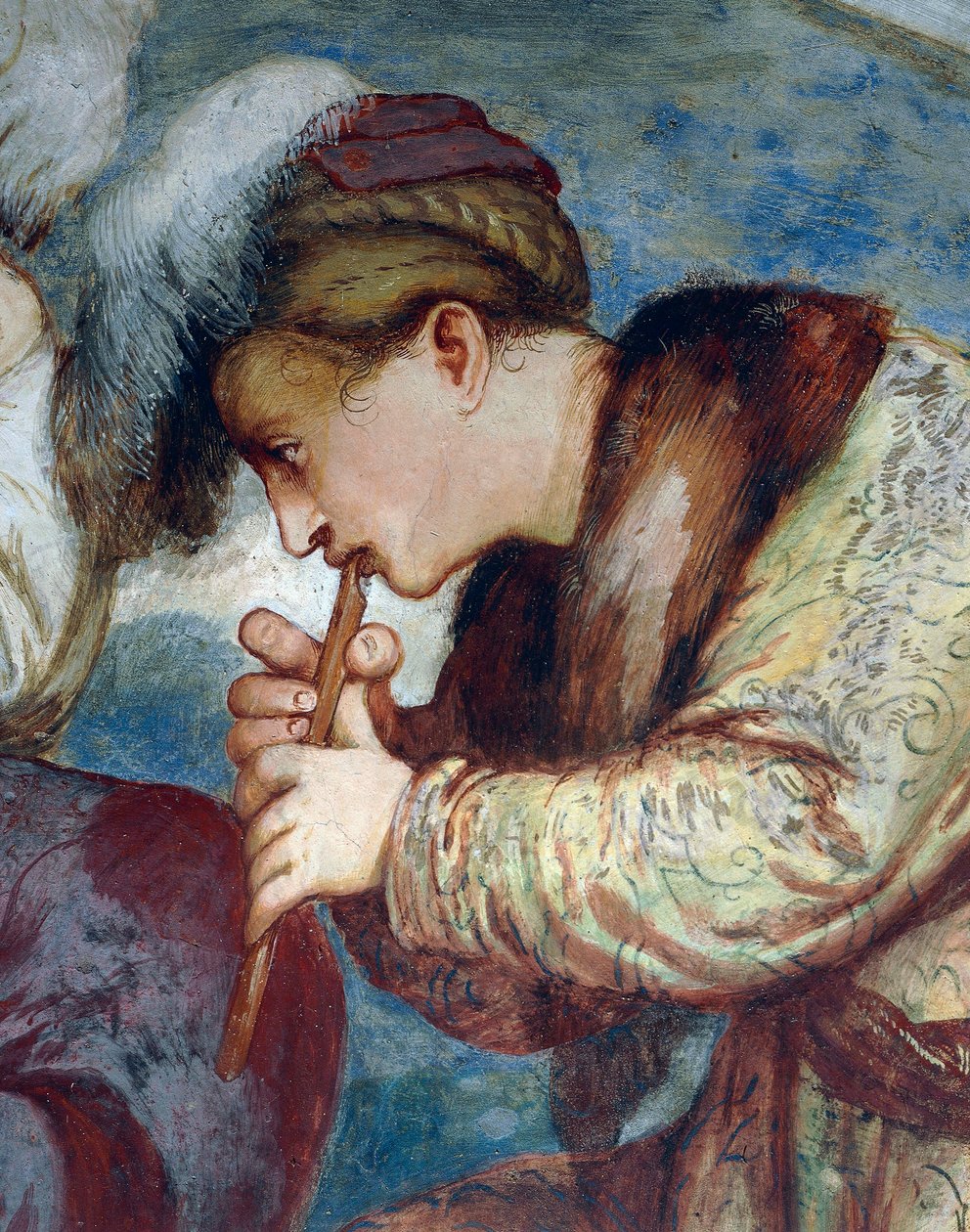 Fløjtekvartet, Detalje af fresker af Girolamo Romanino (ca 1484-efter 1559), bestilt af Bernardo Clesio af Girolamo Romanino