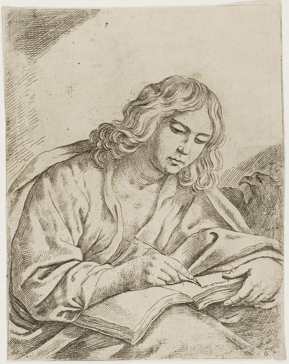 Den hellige Johannes Evangelisten af Girolamo Scarselli