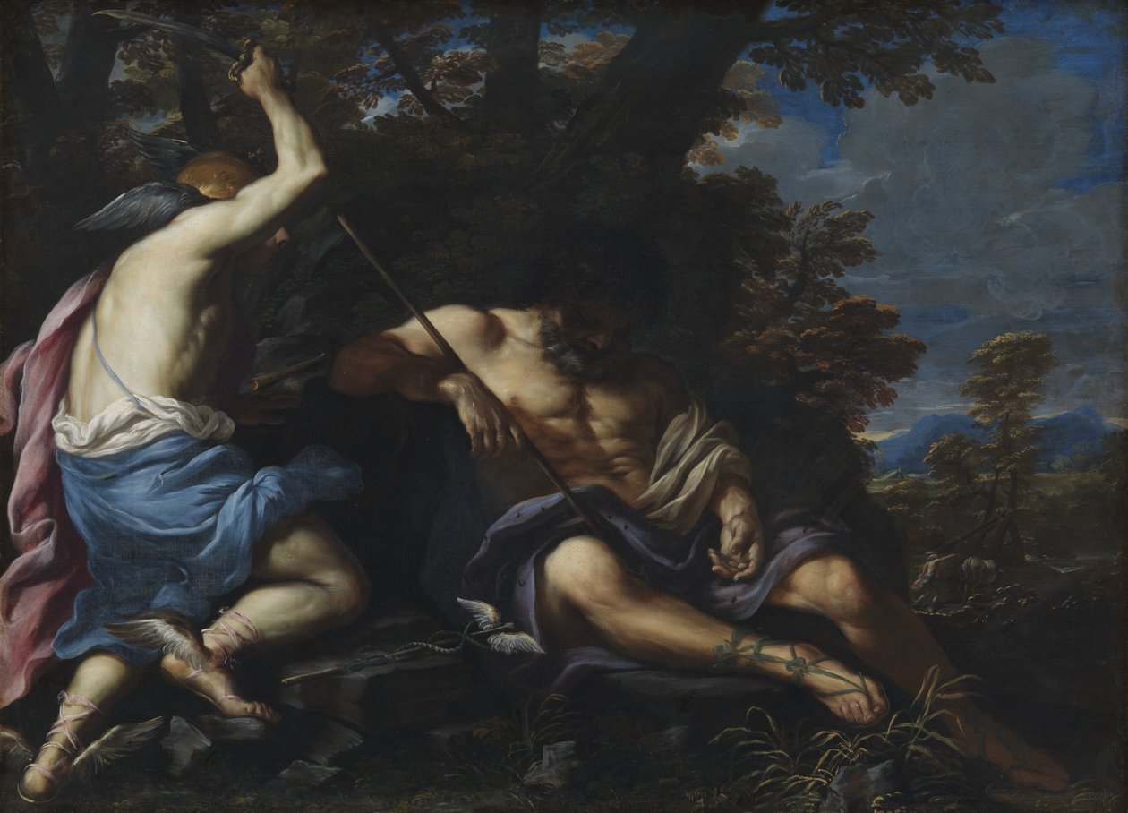 Mercury Killing Argus af Girolamo Troppa