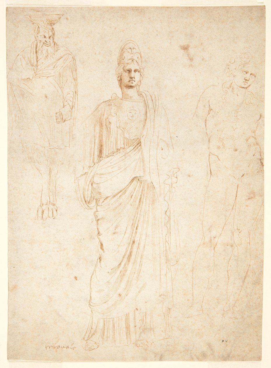 Klassiske figurer af Girolamo da Carpi