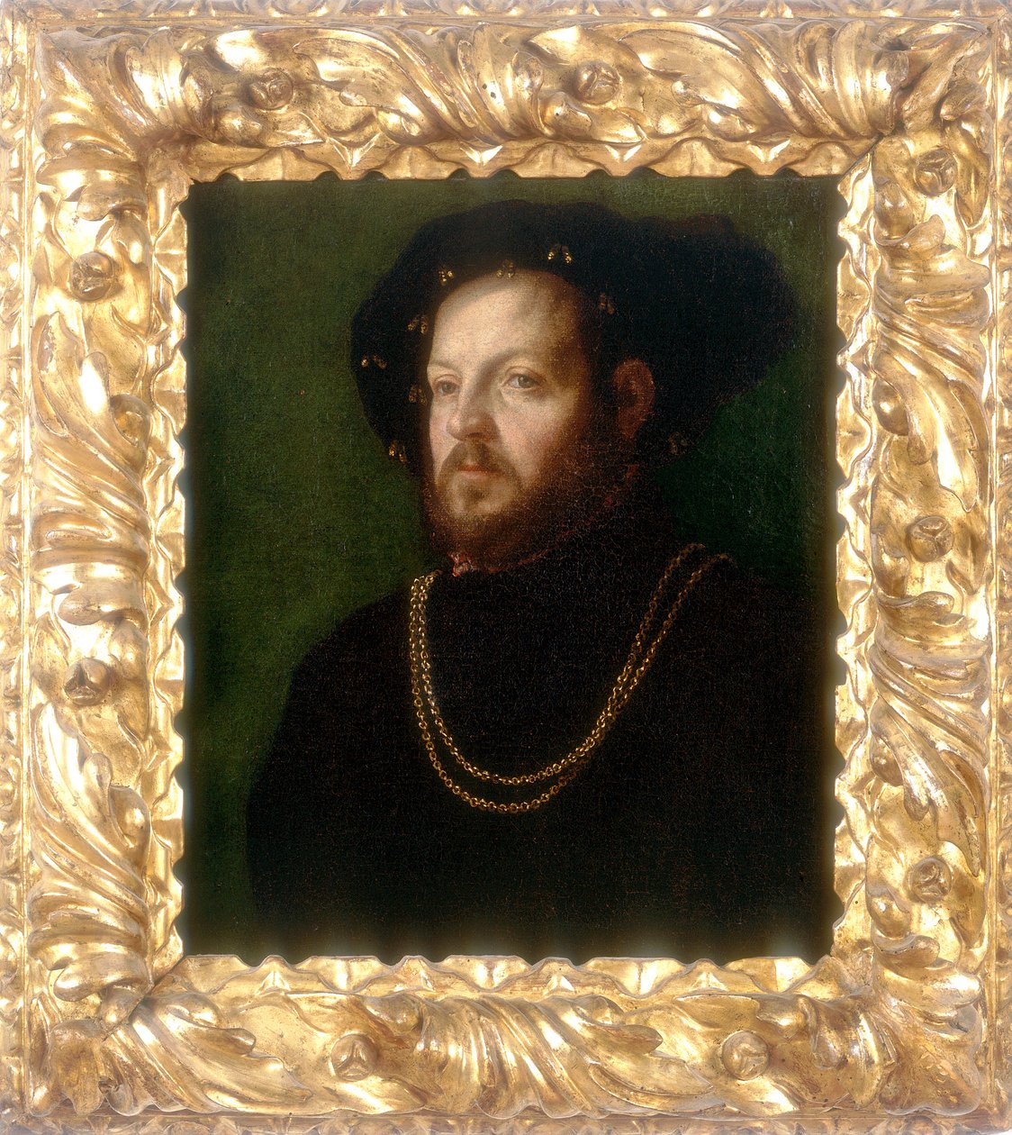Portræt af en mand, værk af Girolamo da Carpi, konserveret på Galleria Estense i Modena af Girolamo da Carpi