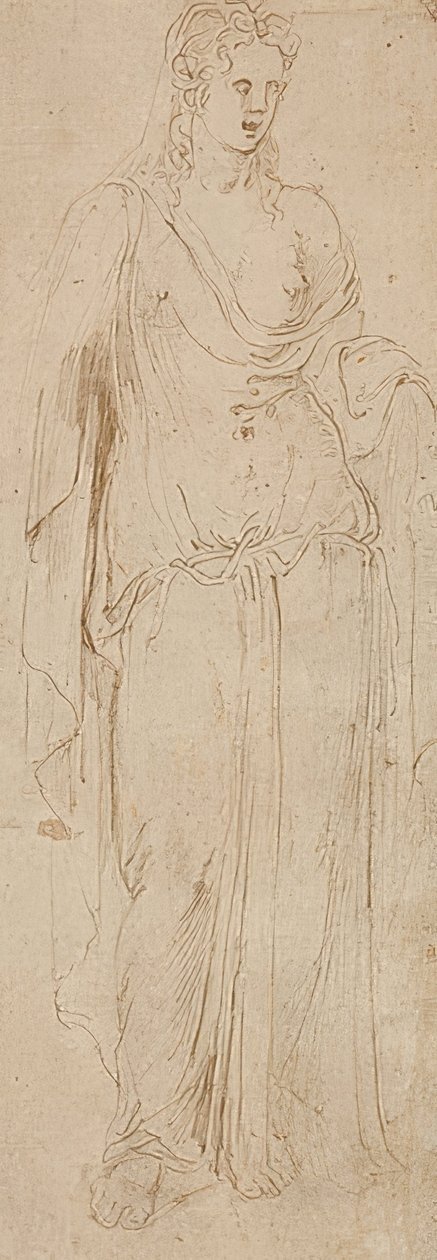 Stående figur. Omkring 1530/50 (?) af Girolamo da Carpi