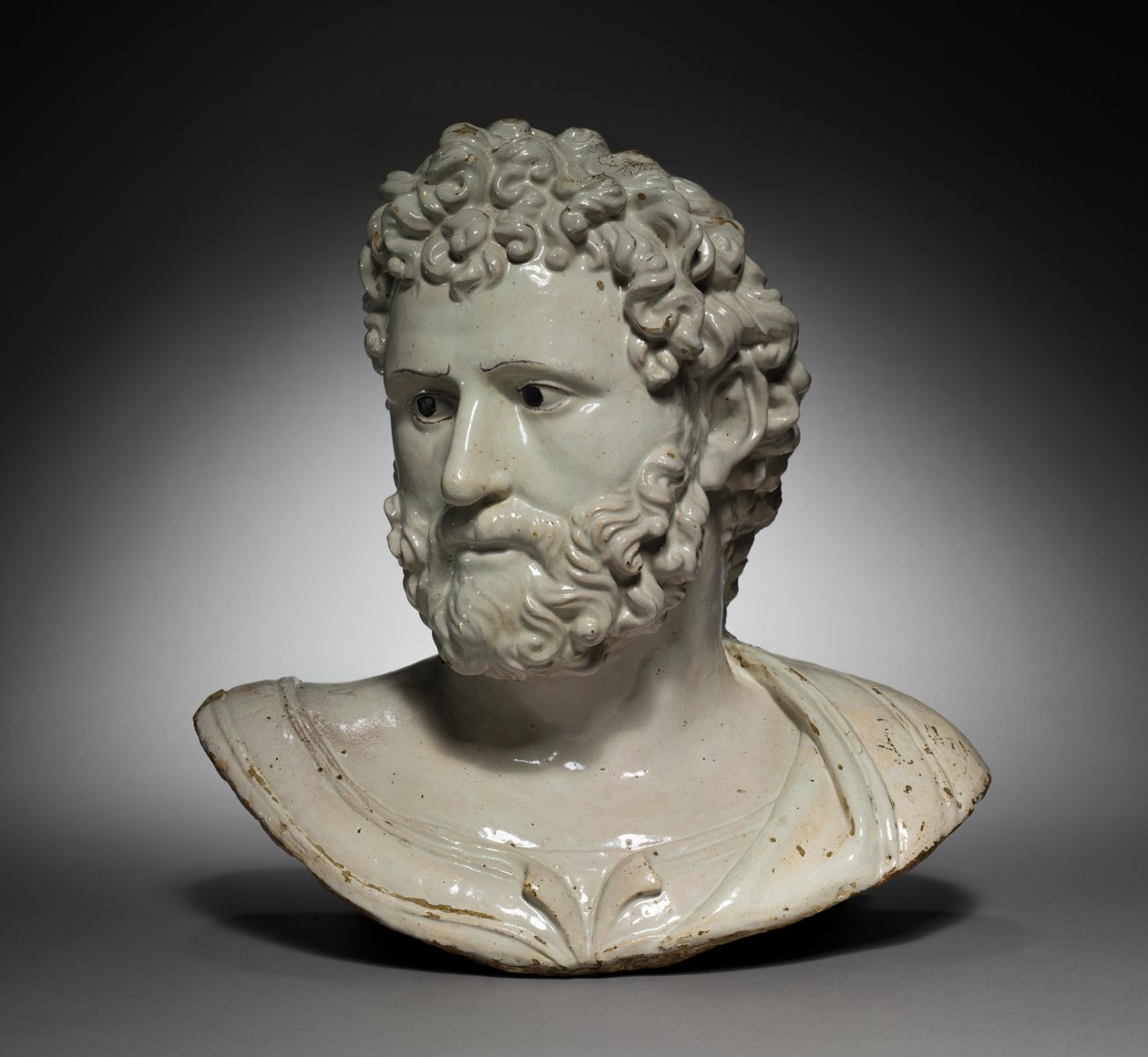 Buste af en klassisk helt eller kejser af Girolamo della Robbia