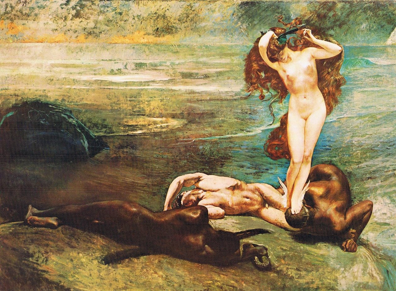 La Gorgone e gli eroi English: The Gorgon and the Heroes af Giulio Aristide Sartorio