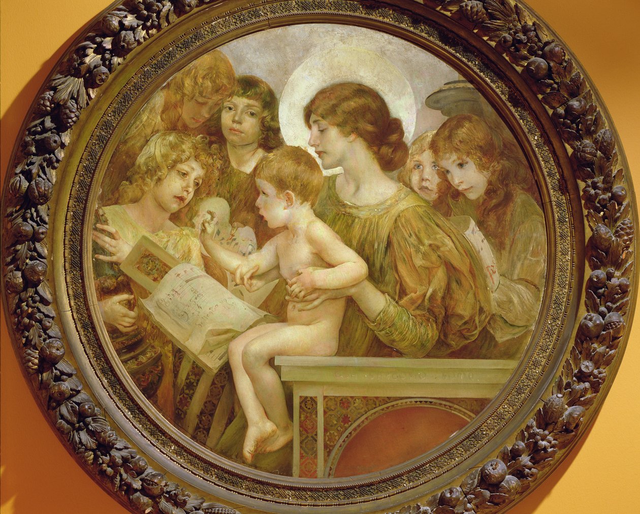 Englenes jomfru af Giulio Aristide Sartorio