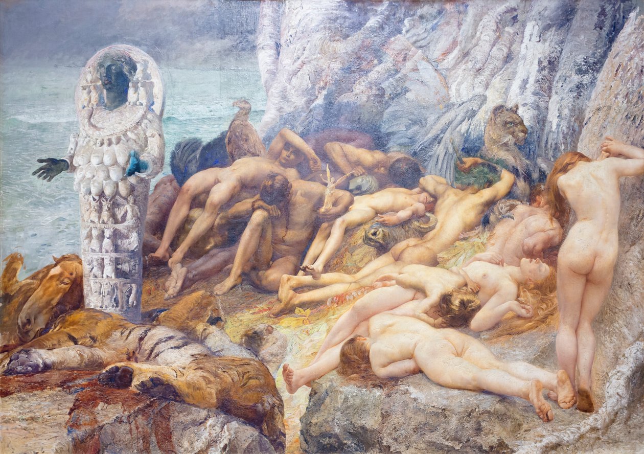 Diana fra Efesos og slaverne af Giulio Aristide Sartorio