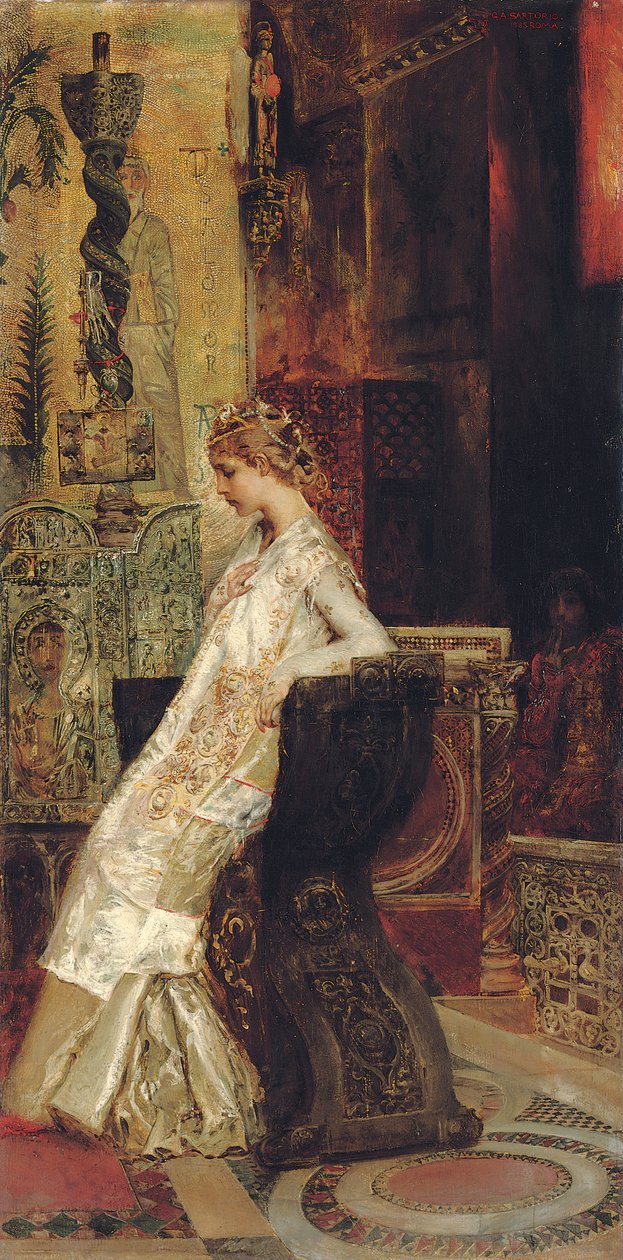 Hellig Kærlighed af Giulio Aristide Sartorio