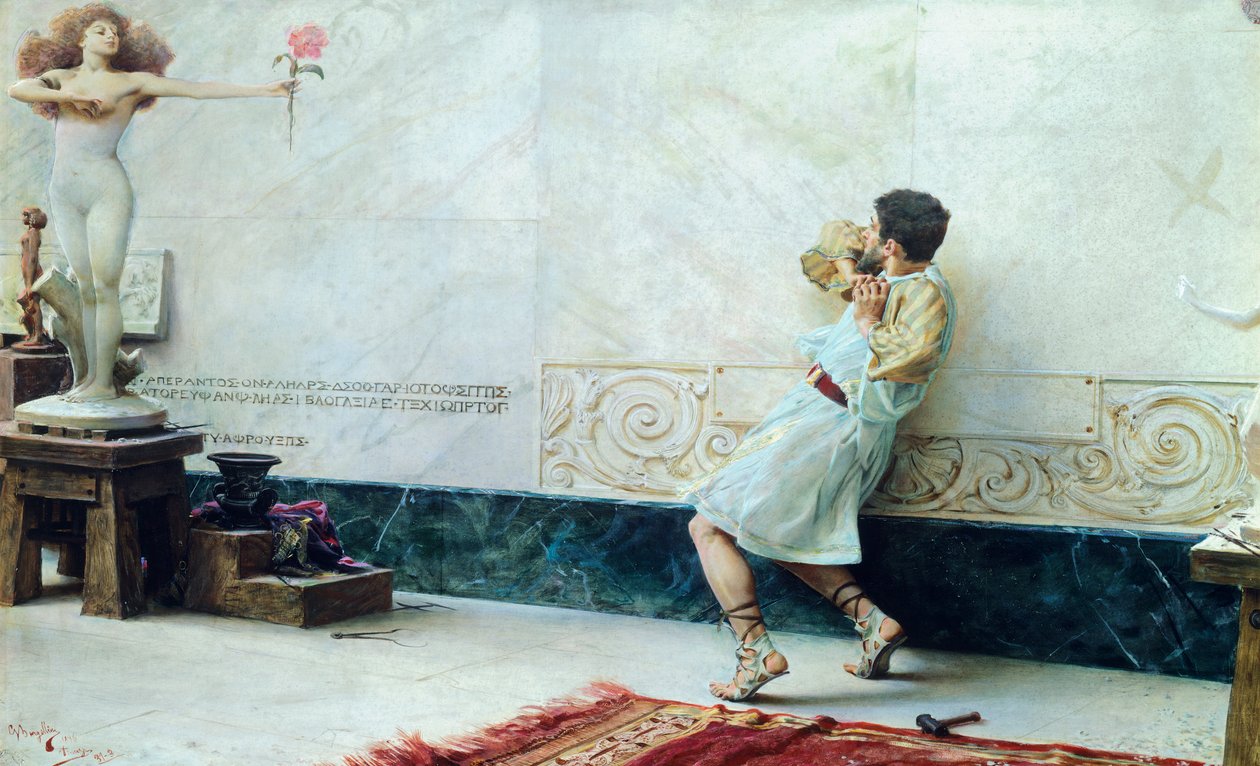 Pygmalion og Galatea af Giulio Bargellini