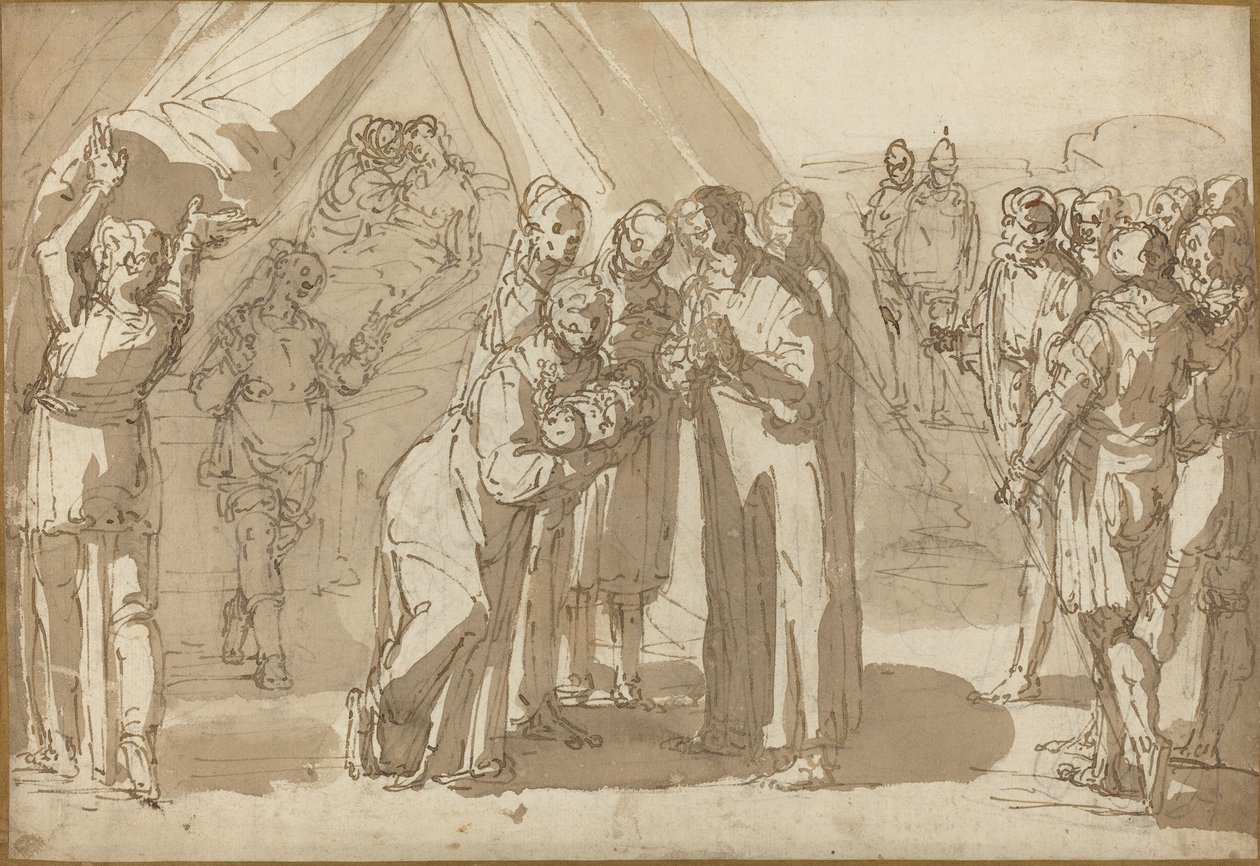 Fødselsscene af Giulio Benso