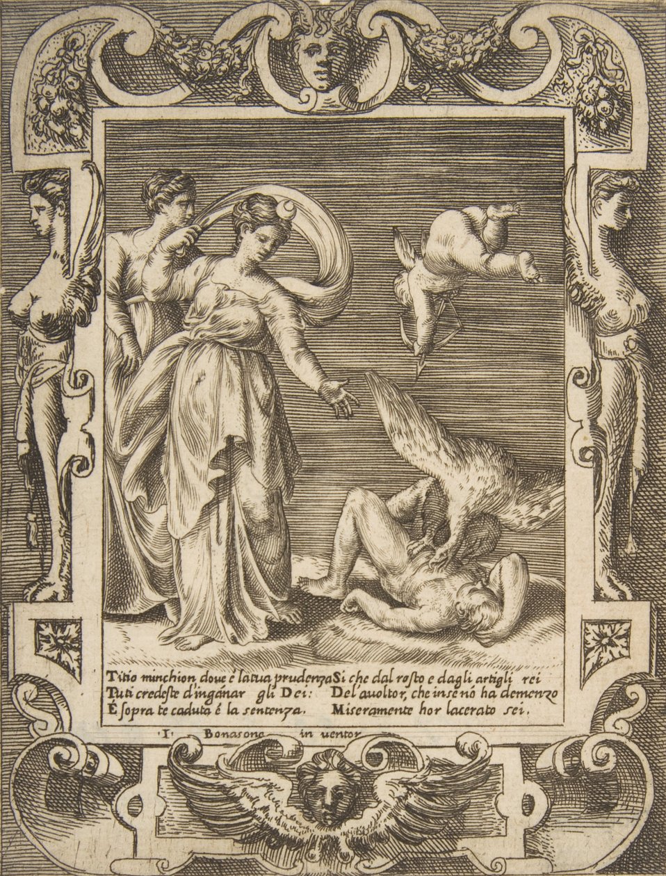 En grib, der spiser Titius