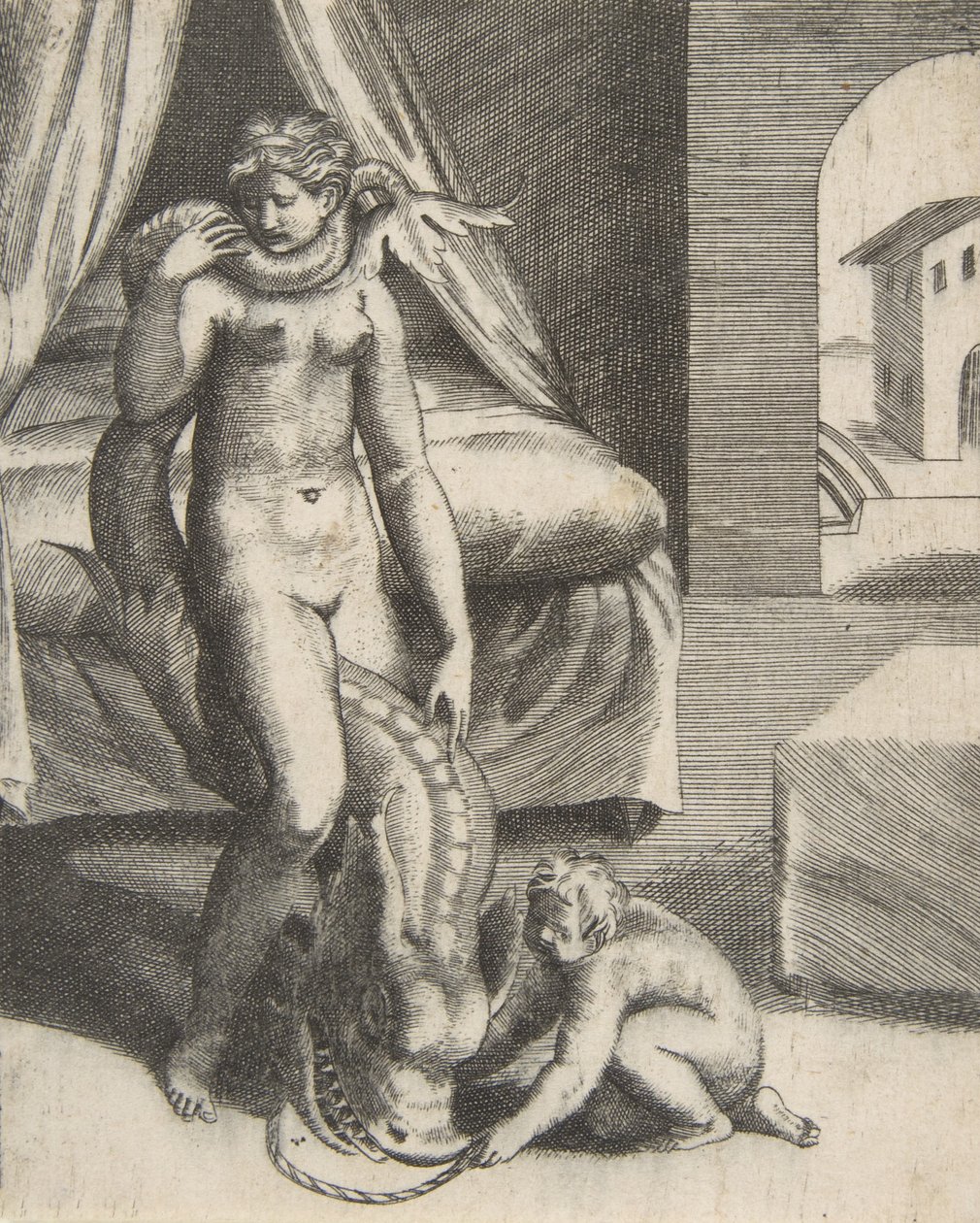 Neptun og Melanthe, fra 