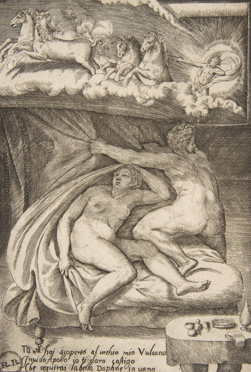 Venus og Mars opdaget af Apollo, fra 