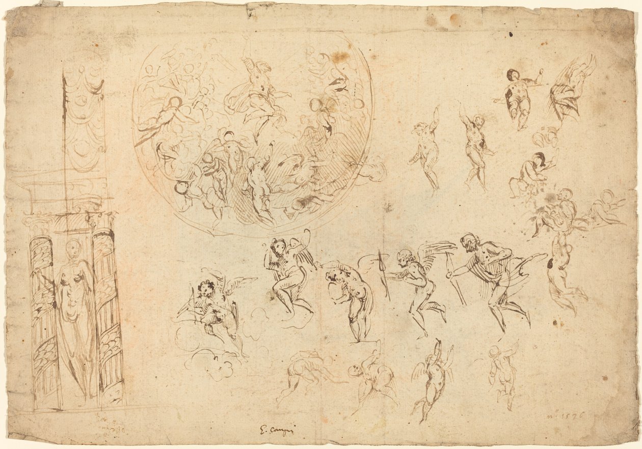 En himmelfart og andre studier af Giulio Campi