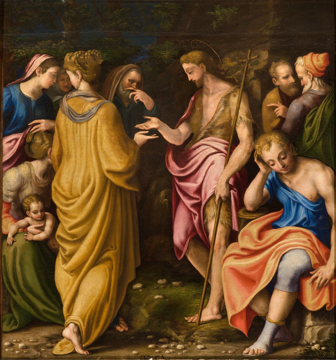 Kapel af Vor Frue af Folket, første spænd sydsiden, Julius Lejre, Døberens prædiken 1569 af Giulio Campi
