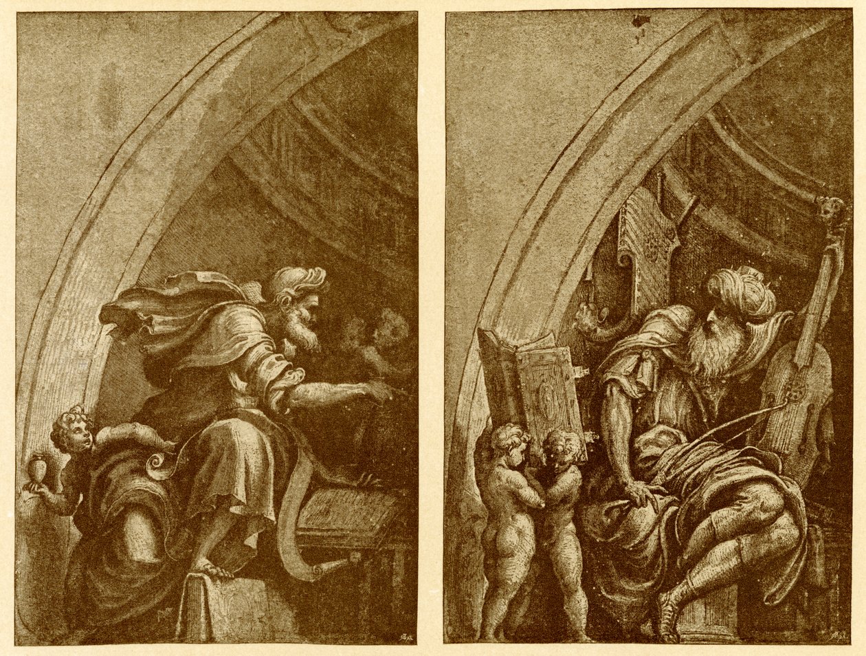 Design til fresken i S. Sigismondo Cremona af Giulio Campi