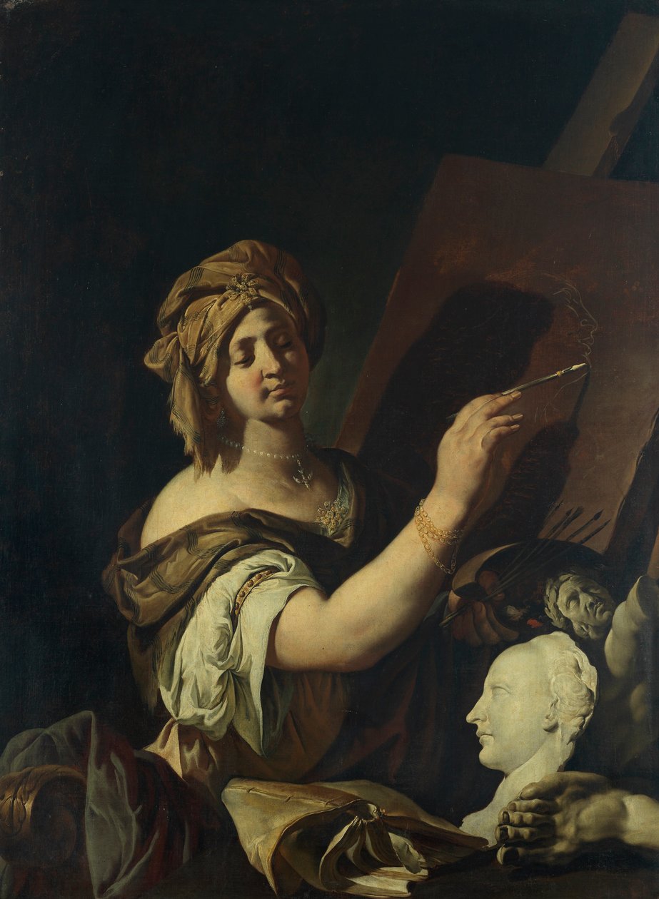 Allegori af maleri. af Giulio Carpioni