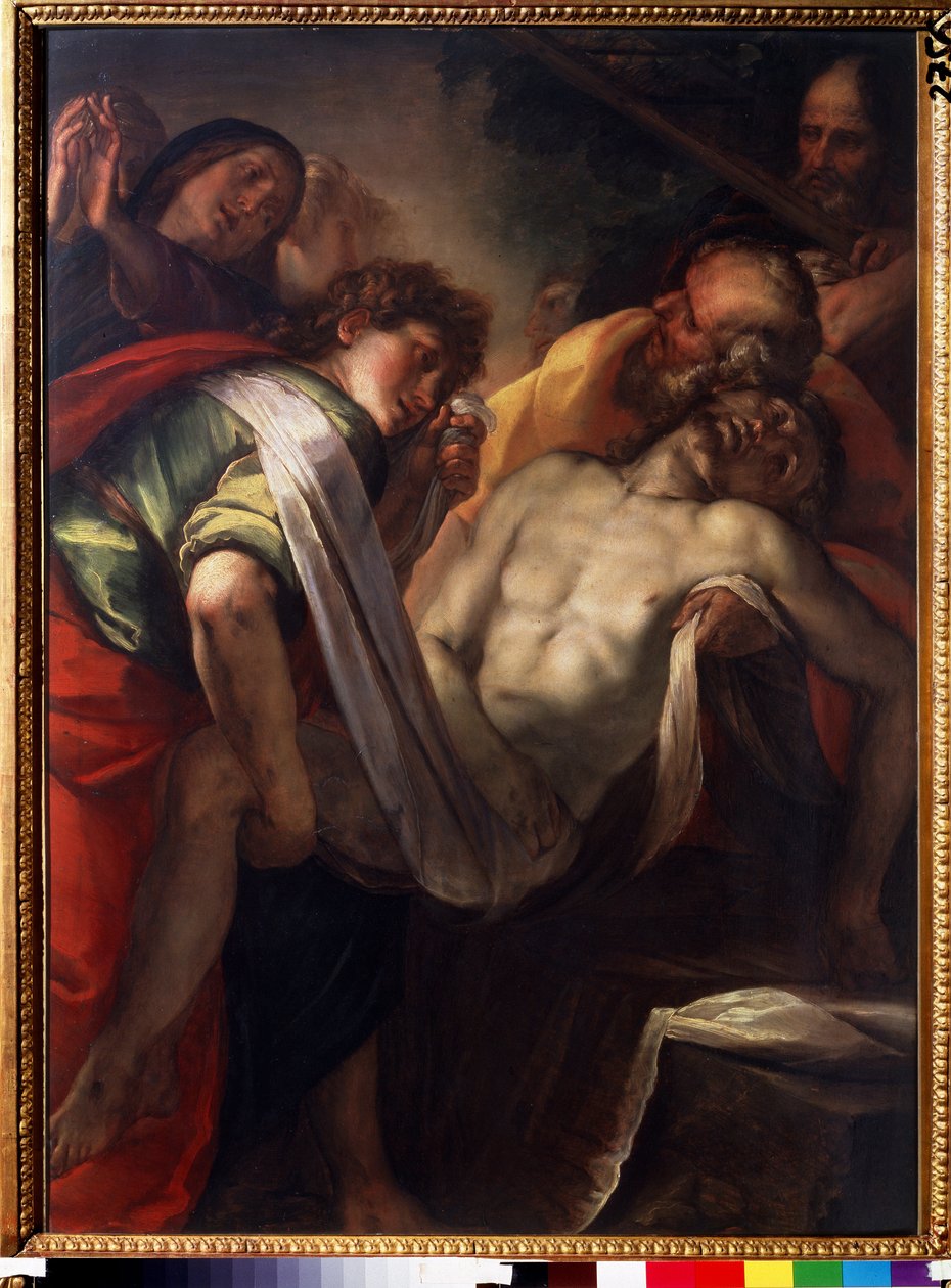 ""La mise au tombeau"" (Kristi gravlæggelse) Maleri af Giulio Cesare procaccini (1574-1625) omkring 1620 Pushkin Museum, Moskva af Giulio Cesare Procaccini