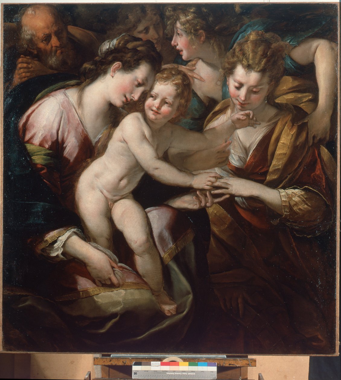 St. Catherines mystiske ægteskab af Giulio Cesare Procaccini