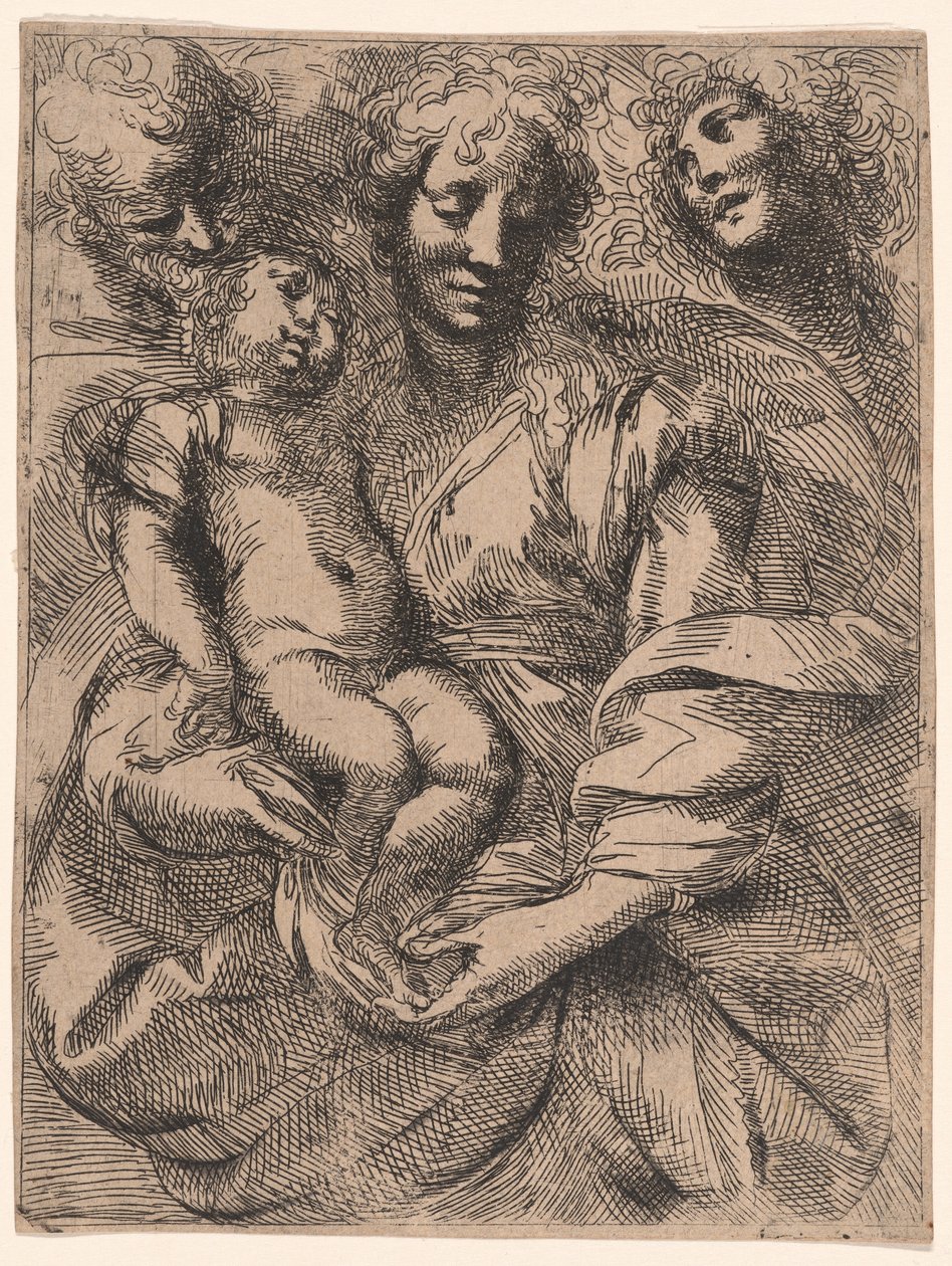 Den hellige familie af Giulio Cesare Procaccini