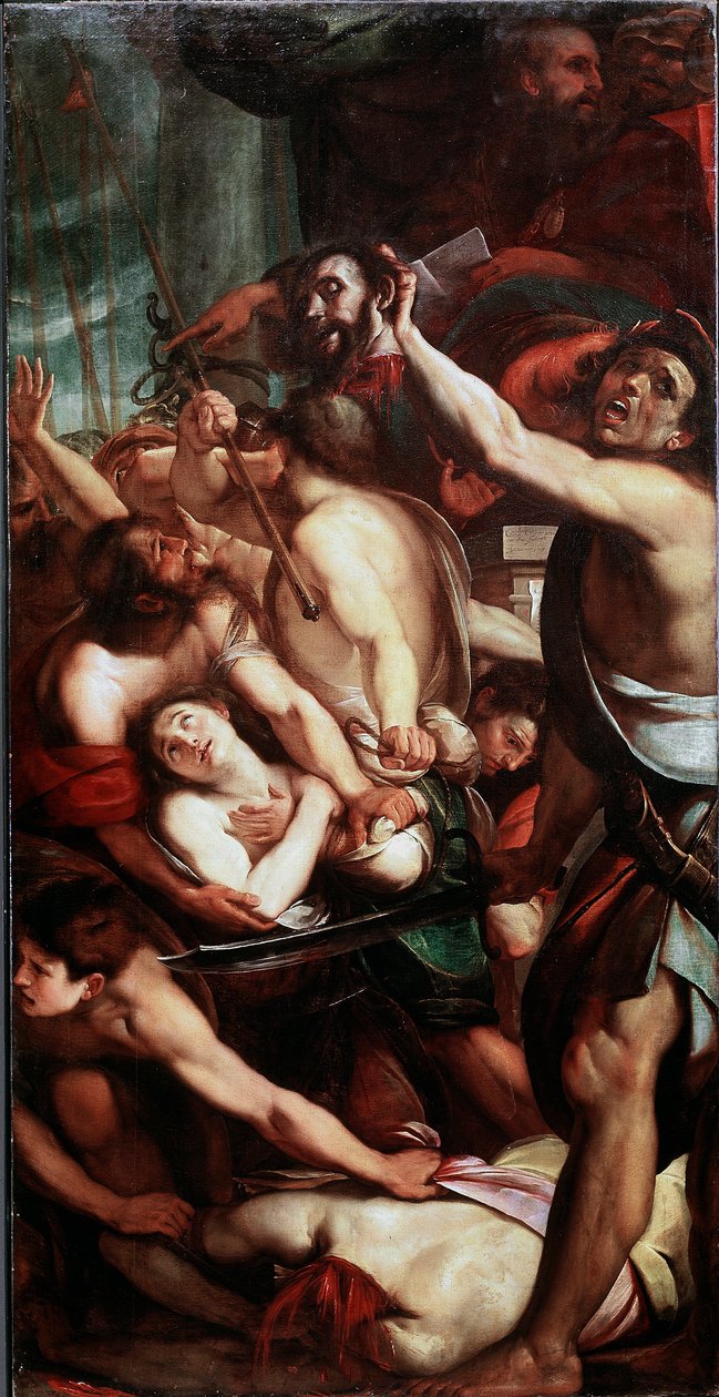 Martyrerne af de hellige Nazaire og Celse i Milano i det 5. århundrede efter JC Maleri af Giulio Cesare Procaccini (1574-1625) 1606 Milano Santa Maria presso San Celso af Giulio Cesare Procaccini
