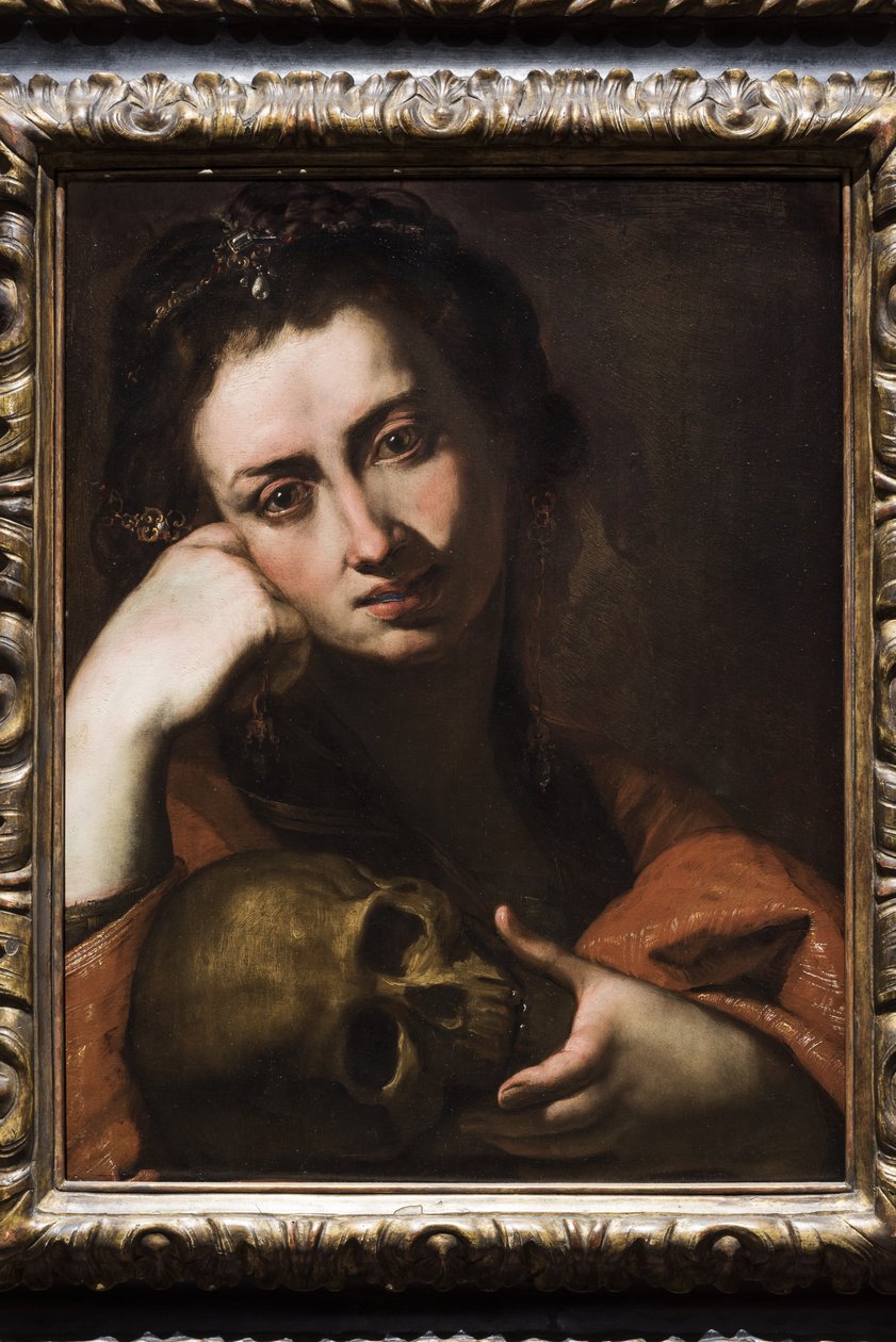 The Penitent Magdalene, ca. 1620 (olie på panel) af Giulio Cesare Procaccini