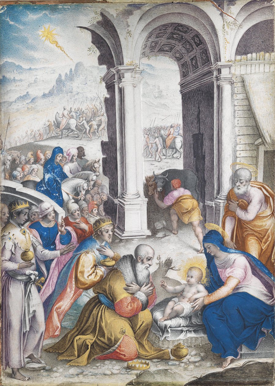 Magiernes tilbedelse af Giulio Clovio