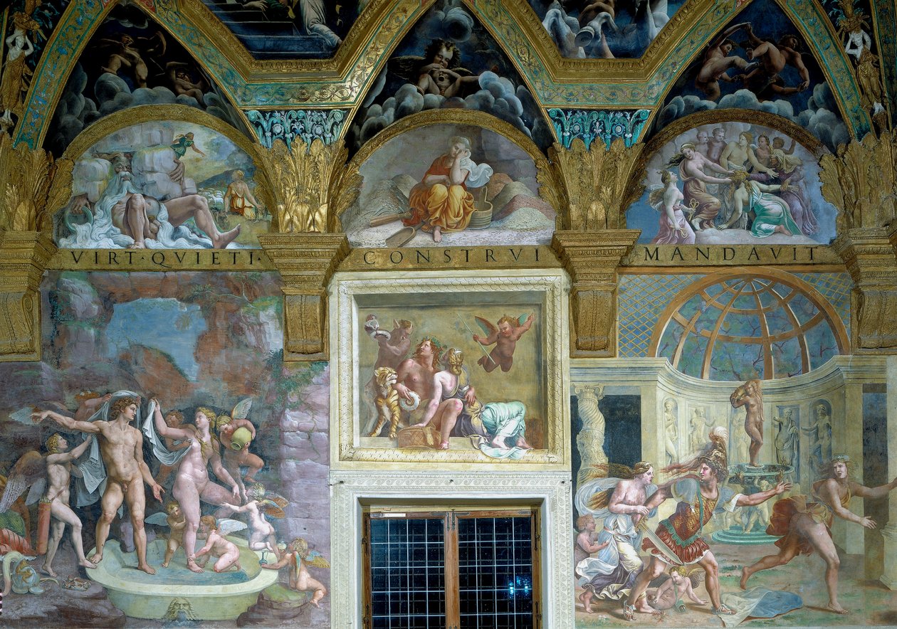 Skildringer af de guddommelige kærligheder, Psyche Room af Giulio Romano