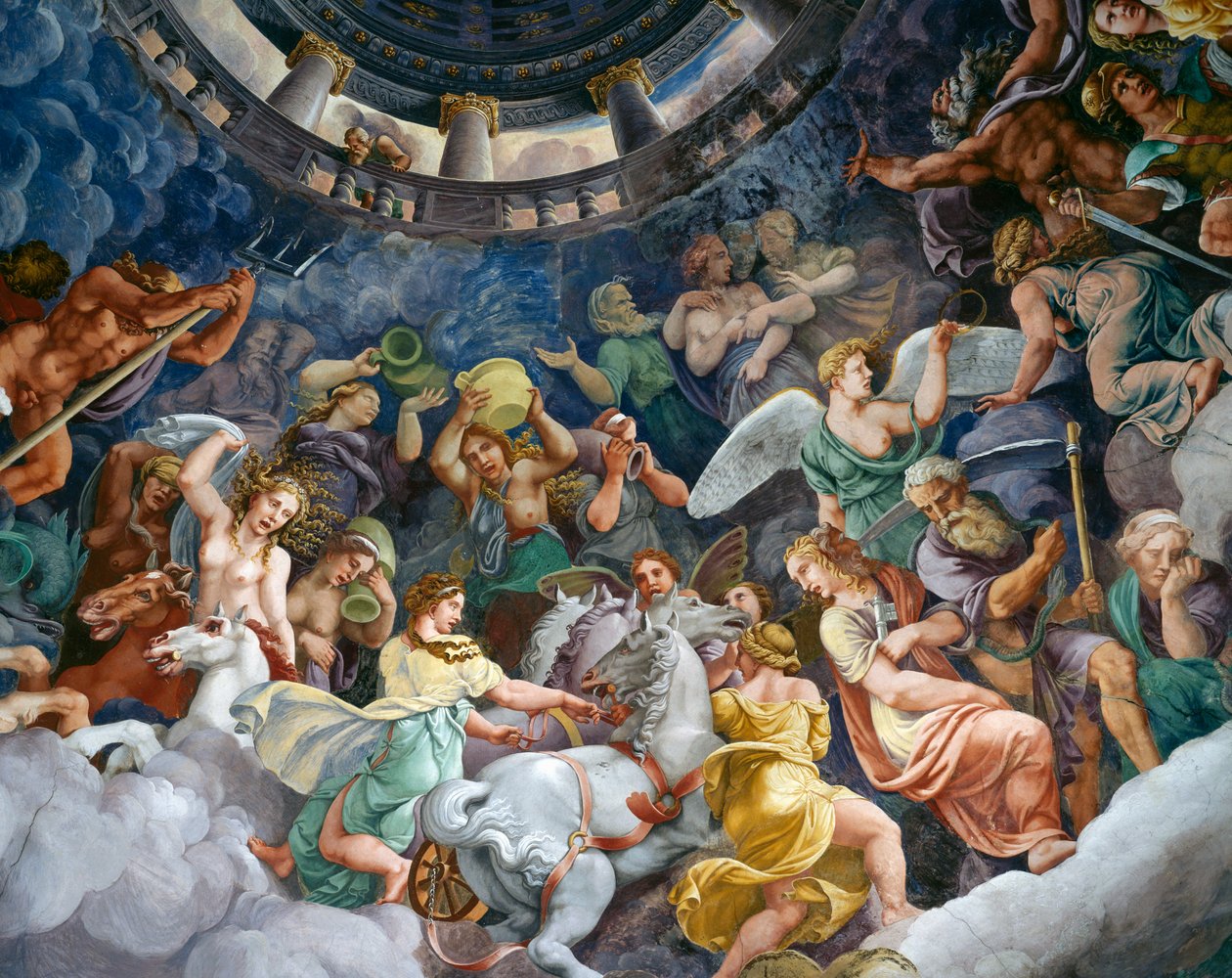 Olympens guder af Giulio Romano