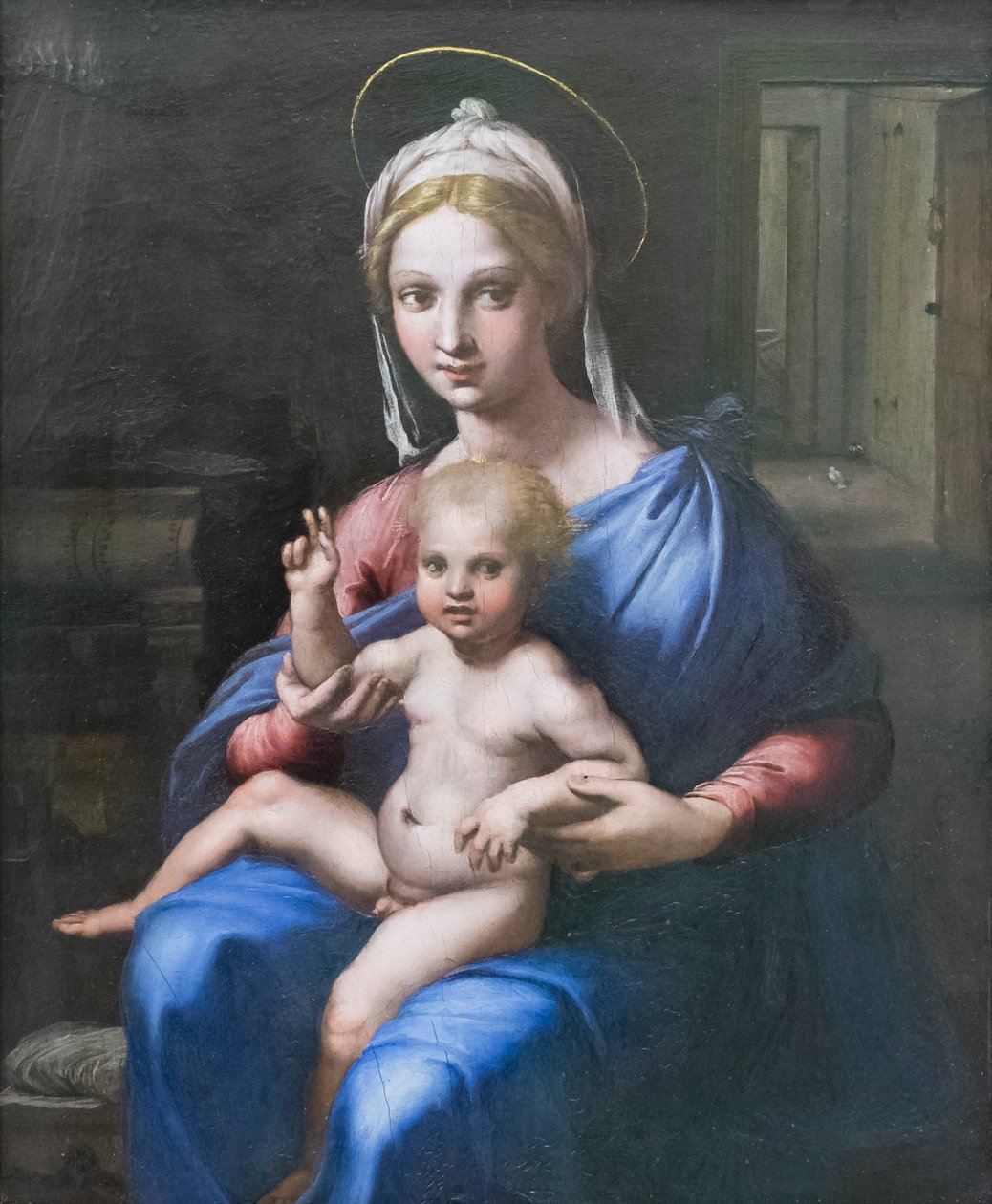 Madonna og barn af Giulio Romano