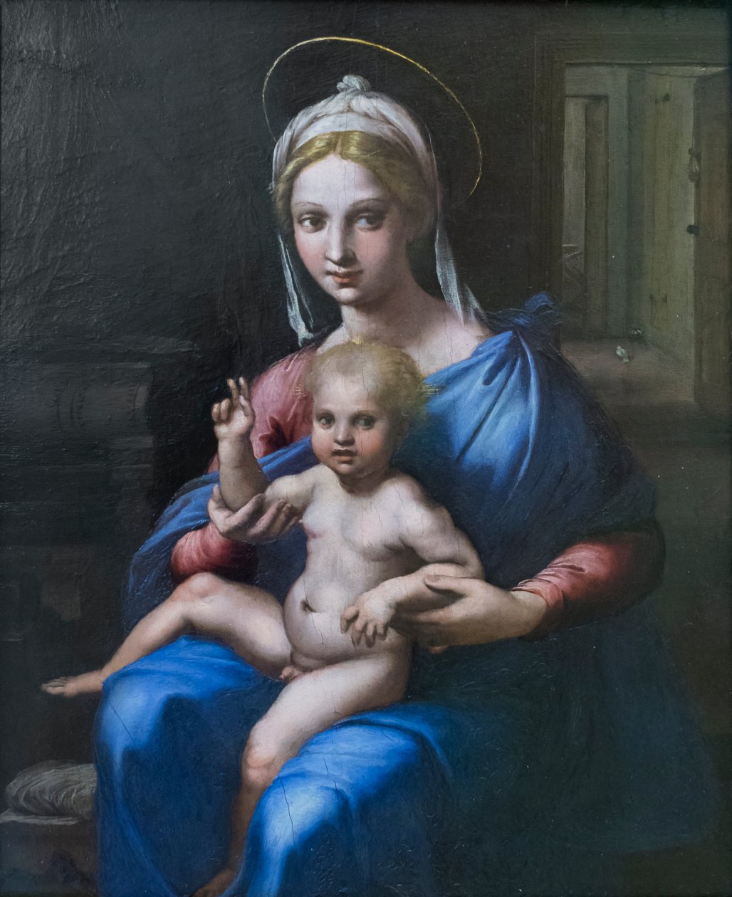 Madonna med barn af Giulio Romano