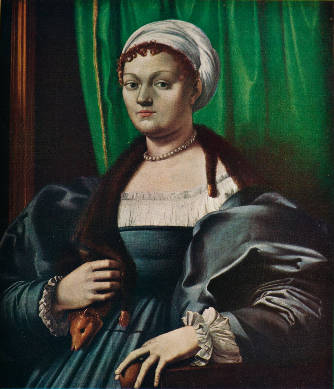 Portræt af en dame, 1500-tallet af Giulio Romano
