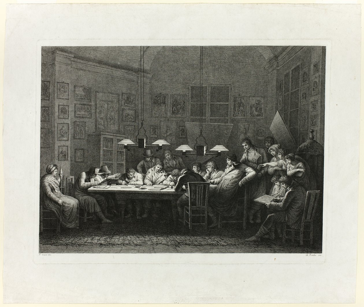 Francesco Rosaspinas tegneskole af Giulio Tomba