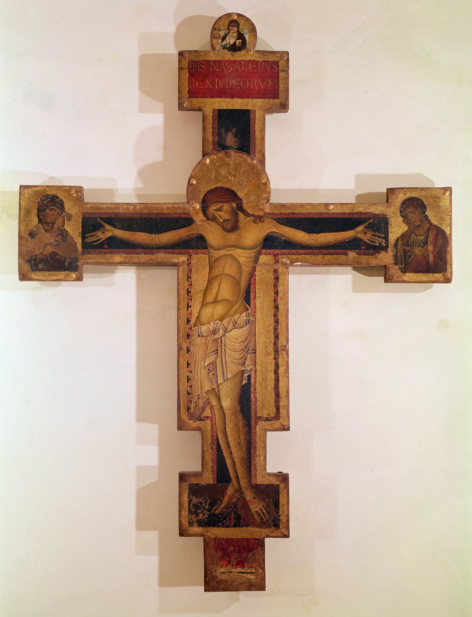 Korsfæstelse (tempera på panel) af Giunta Pisano