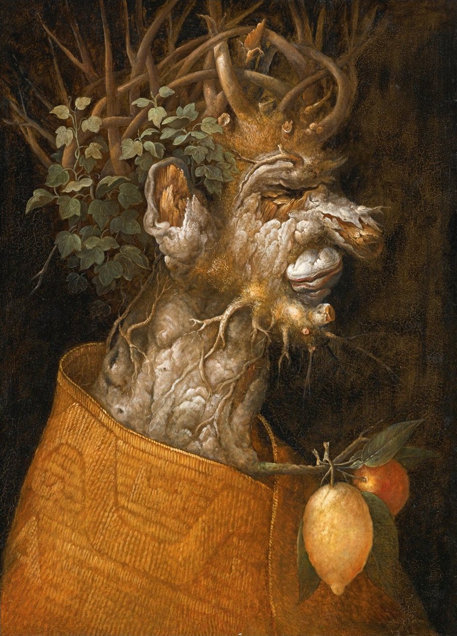 Allegori om vinteren af Giuseppe Arcimboldo