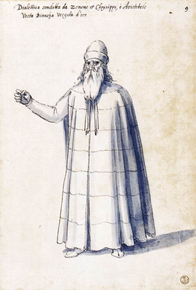 Kostume til den allegoriske figur Dialektik af Giuseppe Arcimboldo