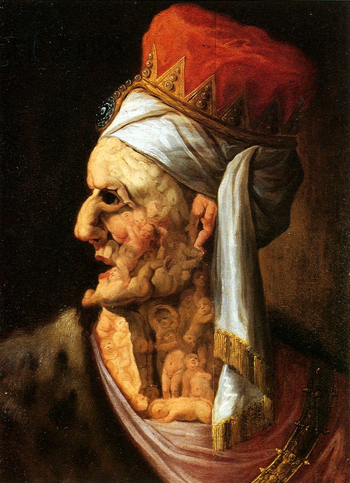Hoved af Herodes af Giuseppe Arcimboldo