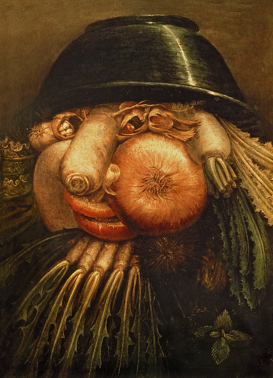 Grøntsagsgartneren, ca.1590 af Giuseppe Arcimboldo
