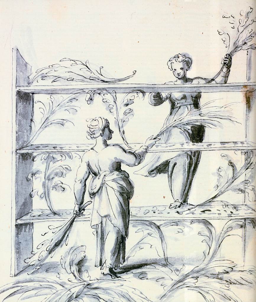 Afhandling om silkekultur og fremstilling af Giuseppe Arcimboldo