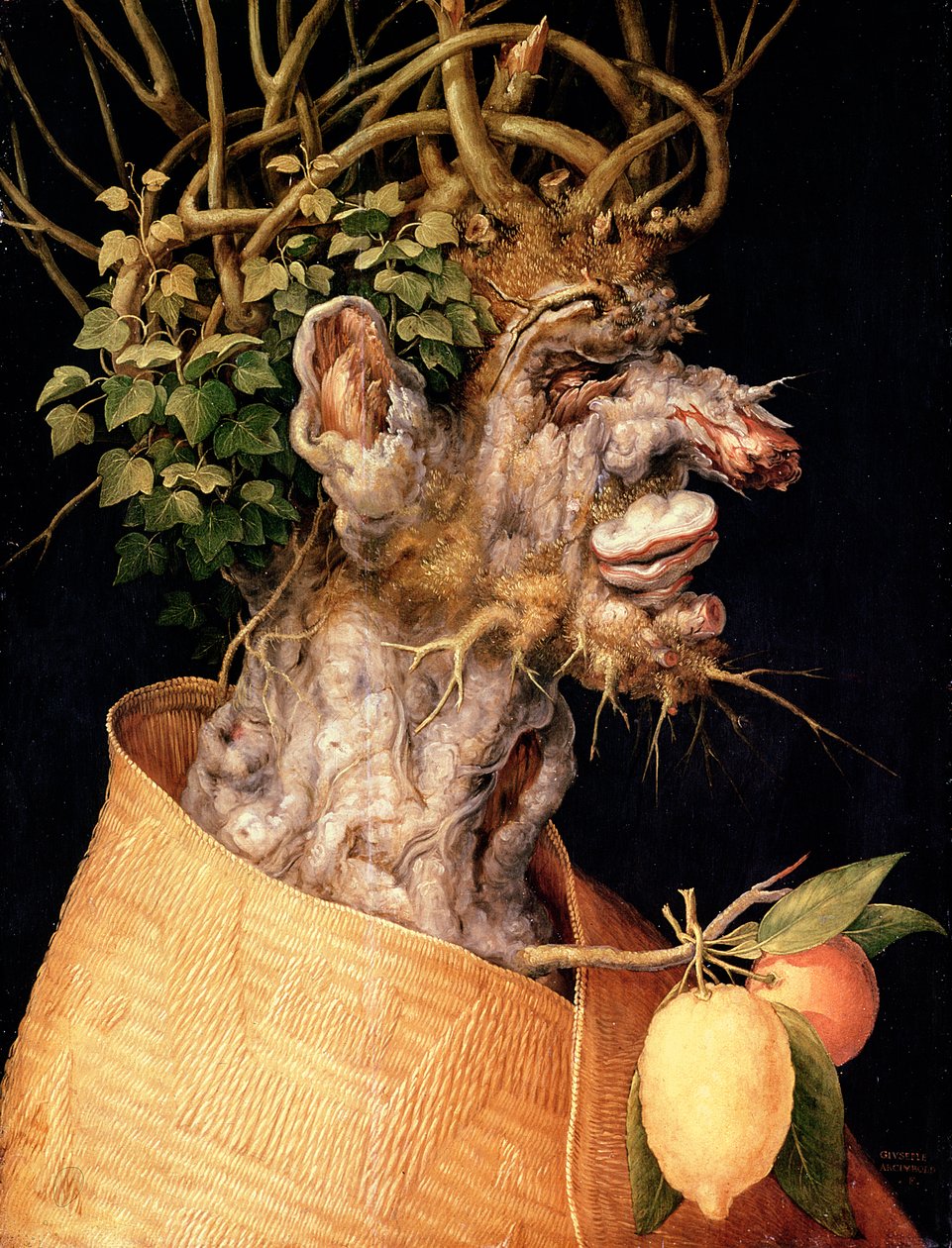 Vinter, af Giuseppe Arcimboldo