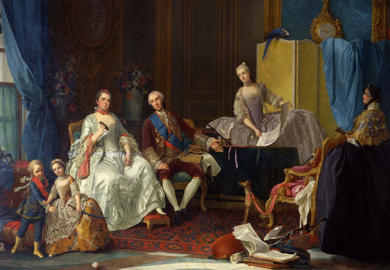 Familien til Philip af Parma af Giuseppe Baldrighi