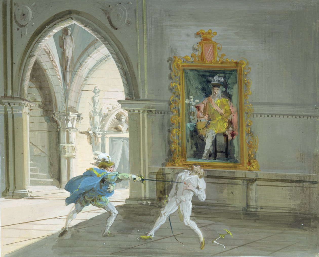 Don Juan, Duellen af Giuseppe Bernardino Bison