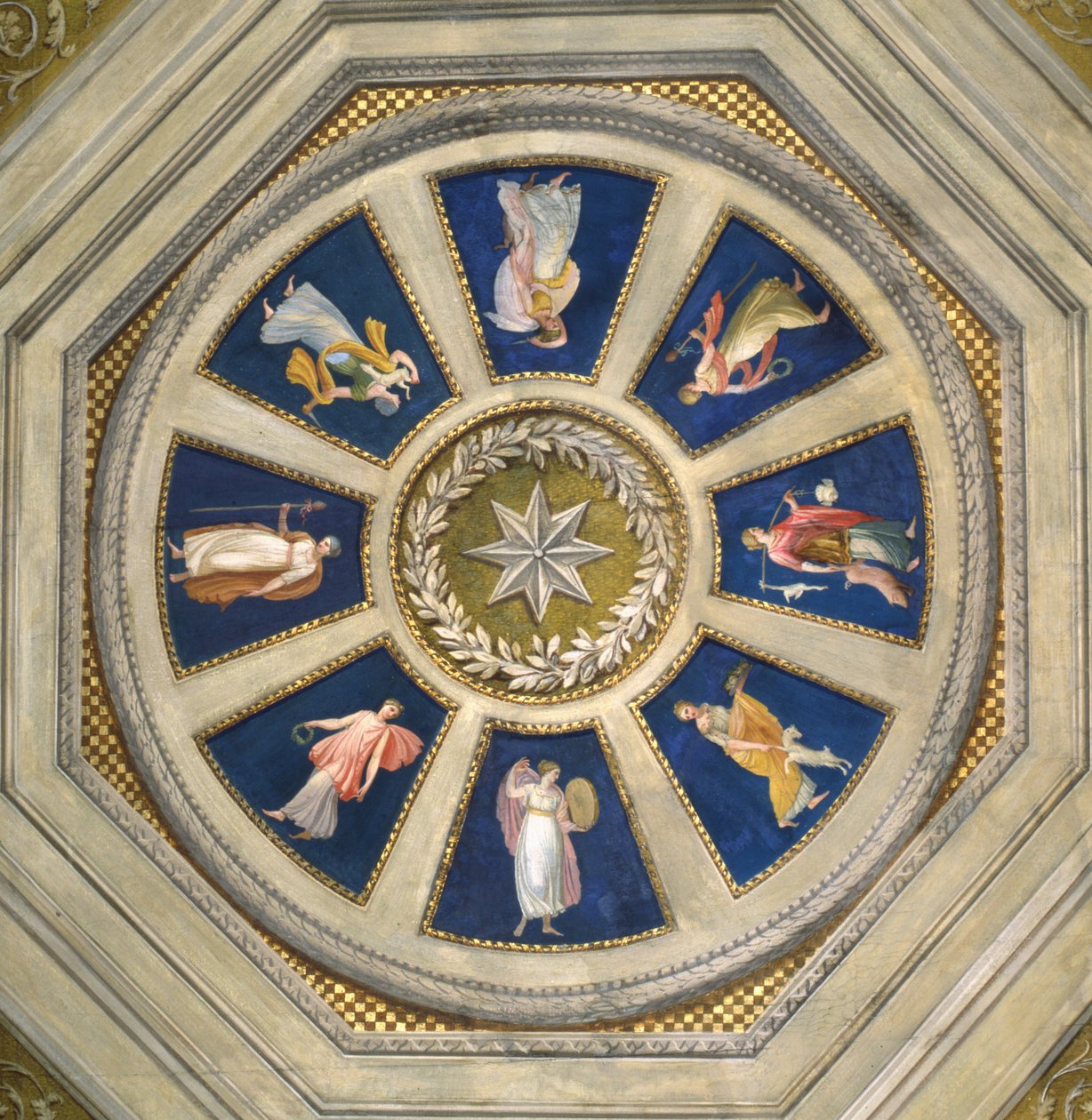 Maenad-loft i Palazzo Chigi, Rom, ca. 1770