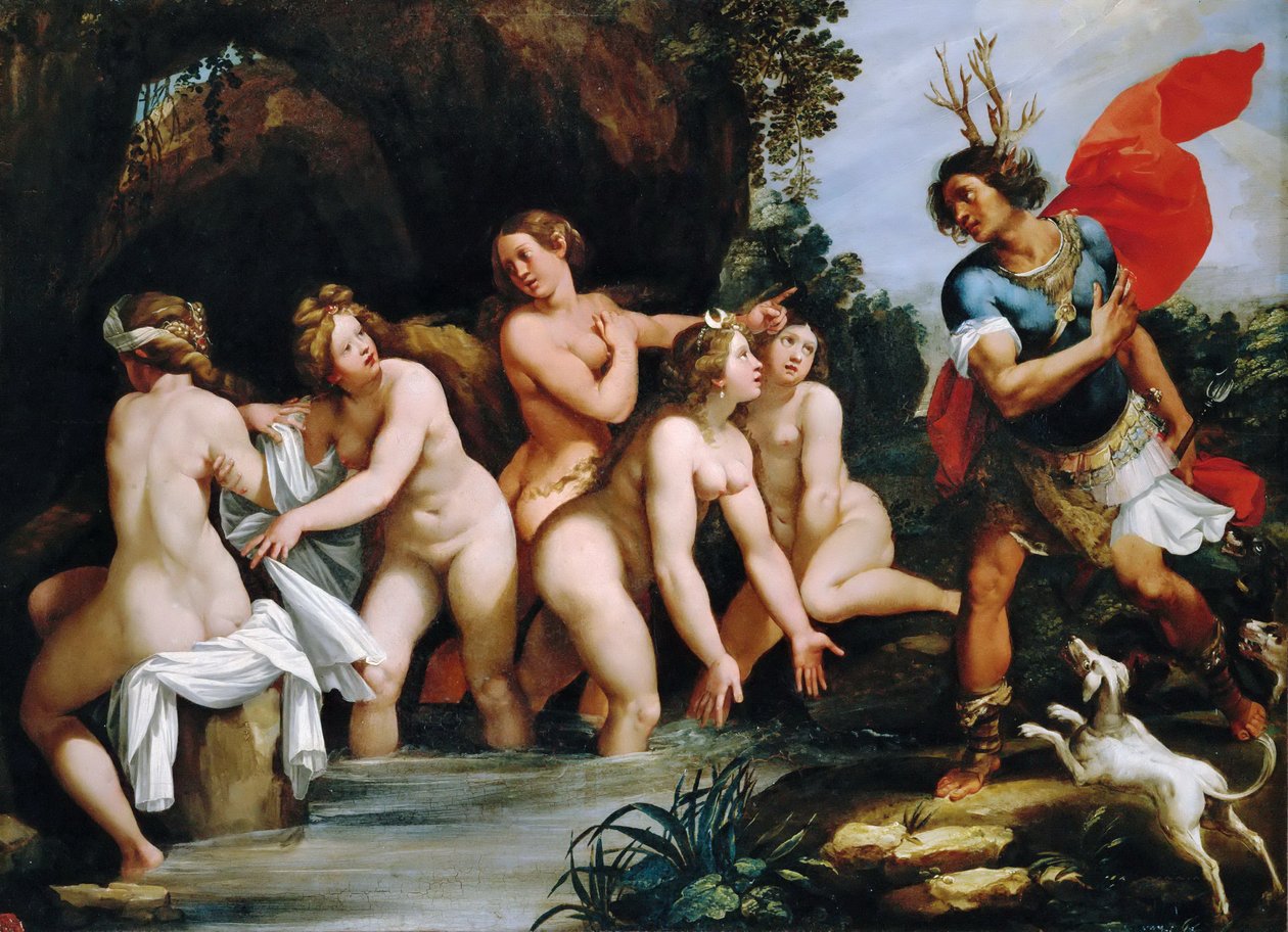 Diana og Actaeon af Giuseppe Cesari