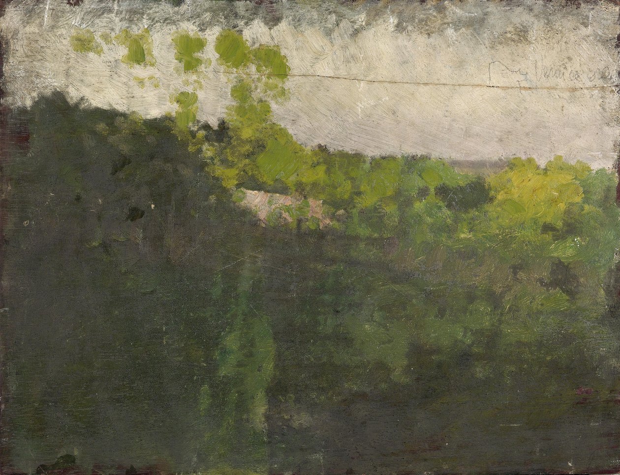 Dammen i Bois de Boulogne af Giuseppe de Nittis