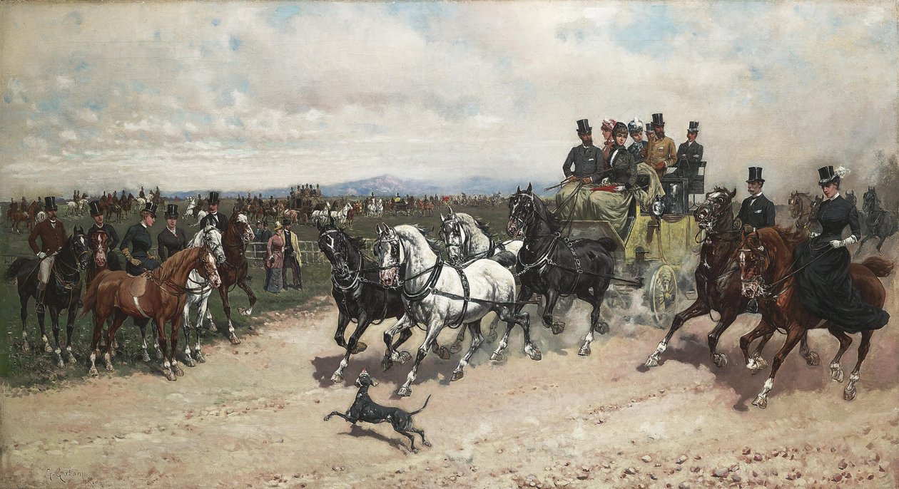 Returen fra Capannelle af Giuseppe Gabani